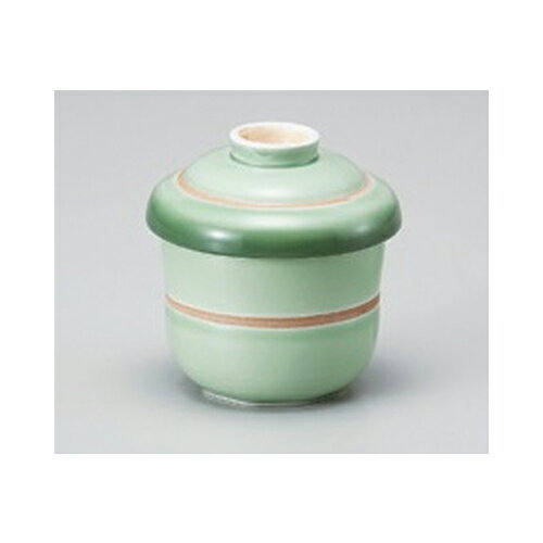 5個セット むし碗 緑彩金筋小むし碗 [7.2 x 8.9cm 170cc] 強化 | 茶碗蒸し ちゃわんむし 蒸し器 寿司屋 碗 むし碗 食器 業務用 飲食店 おしゃれ かわいい ギフト プレゼント 引き出物 誕生日 贈り物 贈答品