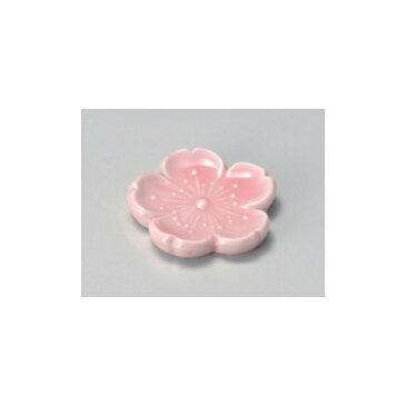 5個セット 箸置 新桜花ピンク箸置 [4.5 x 0.9cm] | 箸置き 箸置 はしおき 箸 カトラリー 食器 業務用 飲食店 カフェ うつわ 器 おしゃれ かわいい お洒落 ギフト プレゼント 引き出物 内祝い 結婚祝い 誕生日 贈り物 贈答品