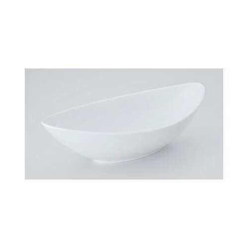 10個セット デリカウェア 白磁舟型鉢（中） [27 x 14 x 7cm] | パスタ カレー シチュー 便利 スパゲティ 人気 おすすめ 食器 洋食器 業務用 飲食店 カフェ うつわ 器 おしゃれ かわいい ギフト プレゼント 引き出物 誕生日 贈り物 贈答品