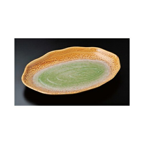 変形大皿 伊良保ヒワ10吋小判皿 [26.6 x 18.5 x 3cm] | 変形皿 お皿 和皿 人気 おすすめ 食器 業務用 飲食店 カフェ うつわ 器 おしゃれ ギフト プレゼント 引き出物 内祝い 結婚祝い 誕生日 贈り物 贈答品