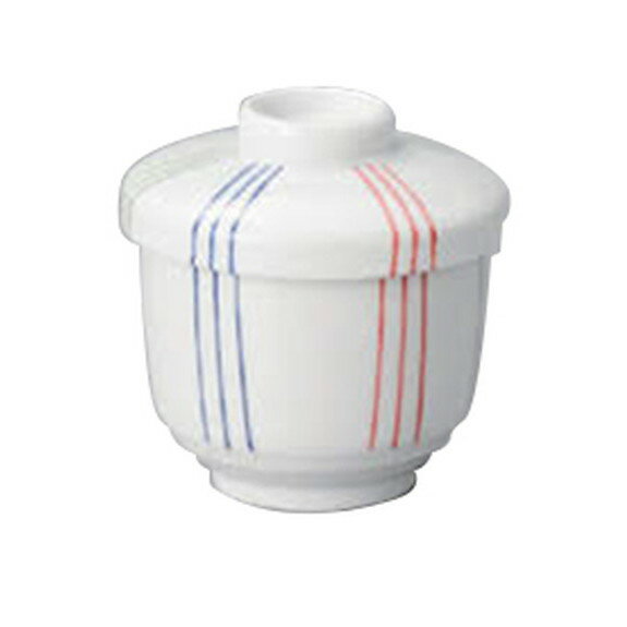 三本十草むし碗 [ 8.4 x 9.6cm 260cc ] 【 むし碗 】 | 料亭 旅館 和食器 飲食店 業務用