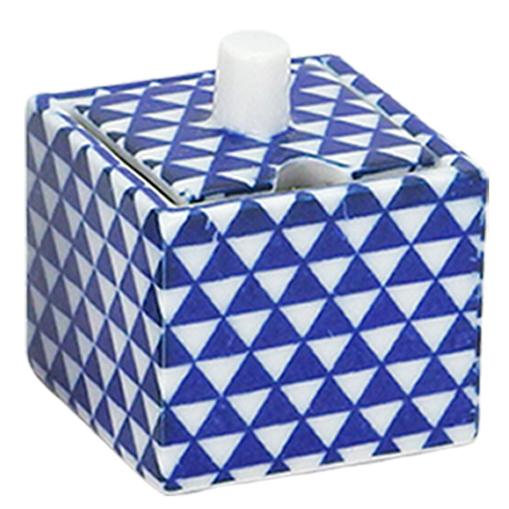 うろこ紋角辛子入 [ 4.3 x 4.3 x 5.5cm ] 辛子入 | 辛子 七味 からし おでん うどん 卓上 調味料 おすすめ 人気 食器 業務用 飲食店 カフェ うつわ 器 おしゃれ かわいい お洒落 可愛い ギフト プレゼント 引き出物 内祝い 結婚祝い 誕生日 贈り物