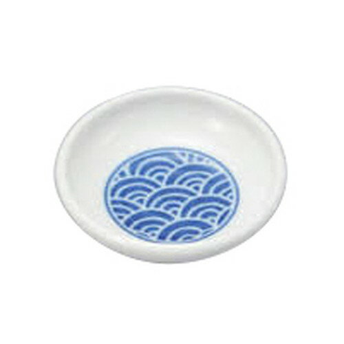 青海波2.7深皿 [ 8.2 x 2.3cm ] | 小皿 取り皿 人気 おすすめ 食器 業務用 飲食店 小さいお皿 カフェ うつわ 器 おしゃれ かわいい ギフト プレゼント 引き出物 誕生日 贈り物 贈答品 SNS 便利 内祝い 開店祝 普段使い 引っ越し祝い