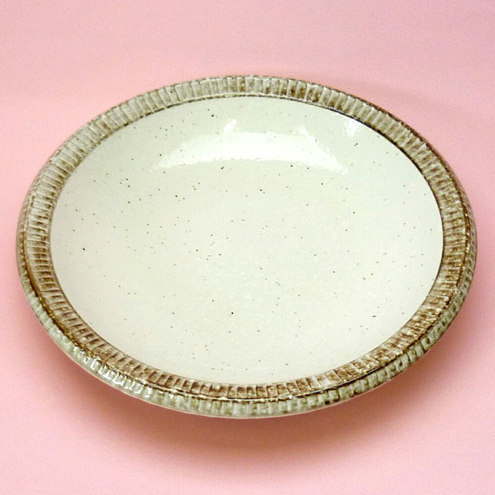 10個セット パスタ 渕錆粉引8インチスープ [21.2 x 4.5cm] | パスタ カレー メイン 皿 麺皿 スパゲティ 人気 おすすめ 食器 洋食器 業務用 飲食店 カフェ うつわ 器 おしゃれ かわいい ギフト プレゼント 引き出物 誕生日 贈答品