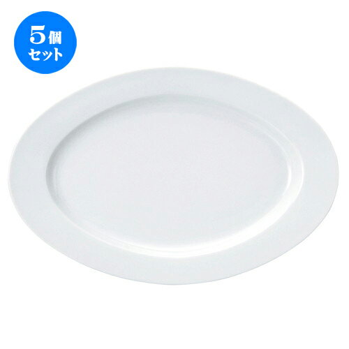 5個セット☆ 楕円皿 ☆ ルーラル 33cmプラター [ L-33.5 S-22.1 H-2.5cm ] | 楕円 皿 形プラター 丸 パスタ 人気 おすすめ 食器 洋食器 業務用 飲食店 カフェ うつわ 器 おしゃれ かわいい ギフト プレゼント 引き出物 誕生日 贈り物 贈答品 食器セット
