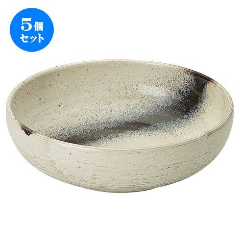 5個セット☆ 中鉢 ☆ 銀河 石目8.0ボウル [ D-24.5 H-7.6cm C-2,420cc ] | 中鉢 盛鉢 取り鉢 ボウル 中 おすすめ 人気 食器 業務用 飲食店 カフェ うつわ 器 おしゃれ かわいい お洒落 ギフト プレゼント 引き出物 内祝い 結婚祝い 誕生日 贈り物 贈答品 食器セット