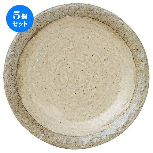 5個セット☆ 大皿 ☆ 白露 石目8.0皿 [ D-25.5 H-3.5cm ] | 大きい お皿 大皿 盛り皿 盛皿 人気 おすすめ パスタ皿 パーティー 食器 業務用 飲食店 カフェ うつわ 器 ギフト プレゼント誕生日 贈り物 贈答品 おしゃれ かわいい 食器セット