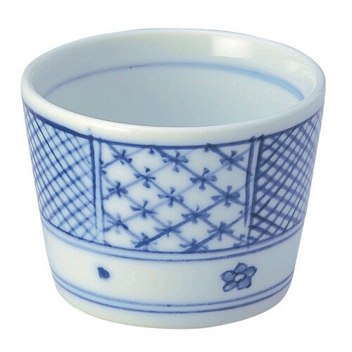 ☆ そば猪口 ☆ 格子 切立そば猪口 [ D-8.3 H-6.4cm C-170cc ] | 蕎麦 そば 猪口 ちょこ 千代口 うどん おすすめ 人気 食器 業務用 飲食店 カフェ うつわ 器 おしゃれ かわいい お洒落 ギフト プレゼント 引き出物 贈り物 自宅用