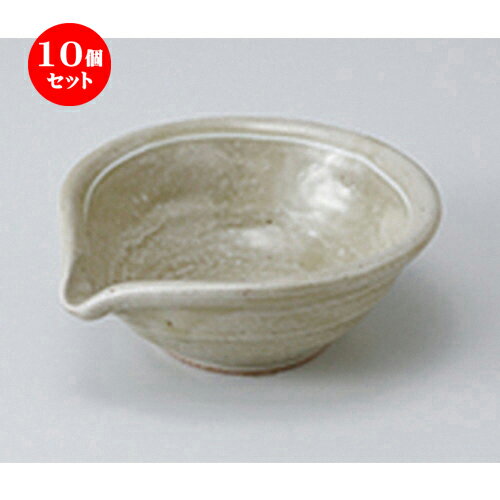 10個セット ☆ 中鉢 ☆ 一珍唐津4.5片口鉢 ［ 14.5 x 13.5 x 5.6cm ］ | 小鉢 小 小さい 鉢 ボウル 万能 人気 おすすめ 食器 業務用 飲食店 カフェ うつわ 器 おしゃれ かわいい ギフト プレゼント内祝い 結婚祝い 誕生日 贈り物 贈答品 食器セット