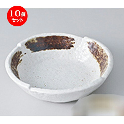 10個セット ☆ 刺身 ☆ 粉引茶刷毛5.0刺身鉢 ［ 15 x 3.8cm ］ | 人気 おすすめ 食器 業務用 飲食店 カフェ うつわ 器 おしゃれ かわいい ギフト プレゼント 引き出物 誕生日 贈り物 贈答品 食器セット