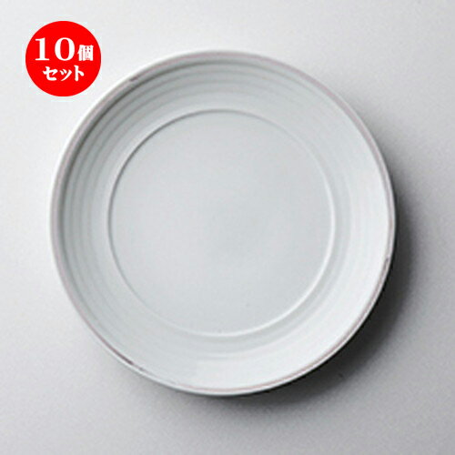 10個セット☆ 洋陶オープン ☆ プラチナポエム（白磁） B7117プラチナポエム18cmミート [ 17.8 x 2.2cm ]| 中皿 サラダ パスタ 取り皿 プレート 人気 おすすめ 食器 洋食器 業務用 飲食店 カフェ うつわ 器 おしゃれ かわいい ギフト プレゼント 引き出物 誕生日 食器セット