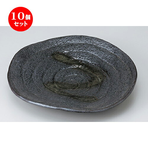 楽天せともの本舗10個セット ☆ 盛込皿 ☆ 南蛮ライン9.0皿 [ 26.5 x 26.5 x 3.5cm ］ | 人気 おすすめ 食器 業務用 飲食店 カフェ うつわ 器 おしゃれ かわいい ギフト プレゼント 引き出物 誕生日 贈り物 贈答品 食器セット