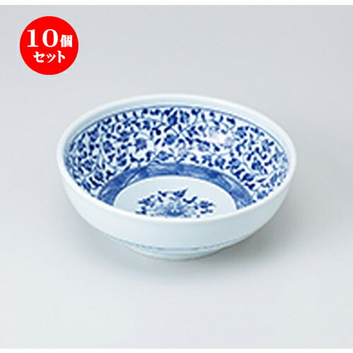 10個セット ☆ 多用鉢 ☆ 古伊万里唐草6.0鉢 [ 19 x 7cm ］ | 中鉢 盛鉢 取り鉢 ボウル 中 おすすめ 人気 食器 業務用 飲食店 カフェ うつわ 器 おしゃれ かわいい お洒落 ギフト プレゼント 引き出物 内祝い 結婚祝い 誕生日 贈り物 贈答品 食器セット