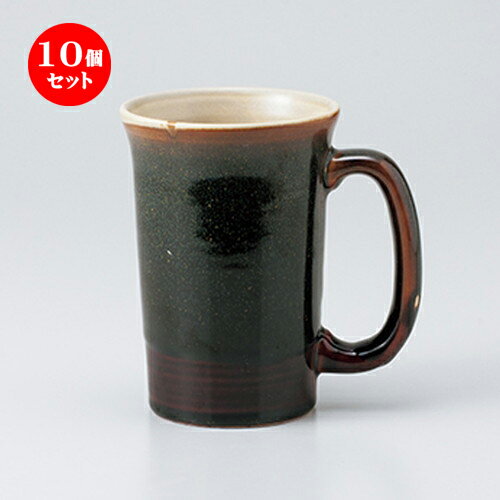 10個セット ☆ フリーカップ ☆ だみ茶ビアジョッキ－ [ 9.3 x 13.2cm 500cc ］ | ジョッキ ビールジョッキ ビアジョッキ ビアグラス ビール 酒器 お酒 居酒屋 晩酌 人気 おすすめ 食器 業務用 飲食店 カフェ うつわ おしゃれ かわいい ギフト プレゼント 誕生日 食器セット