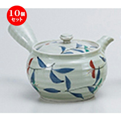 10個セット 有田焼急須 / 思い花急須（M）430cc ] | ポット 急須 きゅうす 土瓶 お茶 一服 まったり 人気 おすすめ 食器 業務用 飲食店 カフェ うつわ 器 おしゃれ かわいい ギフト プレゼント 引き出物 誕生日 贈り物 贈答品 食器セット