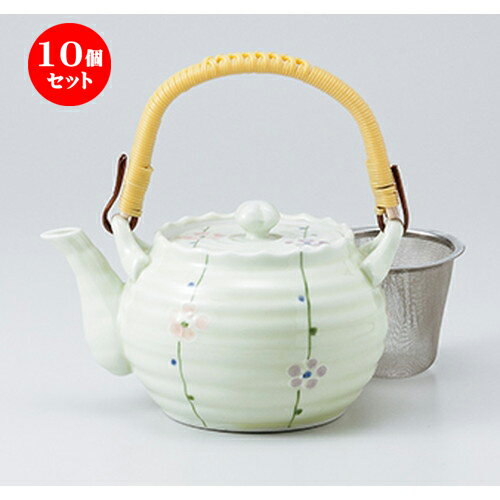 10個セット 土瓶 / 梅六兵衛4号土瓶（Uアミ付） [ 12 x 10cm 680cc ] | ポット 急須 土瓶 お茶 大きい 一服 まったり 人気 おすすめ 食器 業務用 飲食店 カフェ うつわ 器 おしゃれ かわいい ギフト プレゼント 引き出物 誕生日 贈り物 贈答品 食器セット