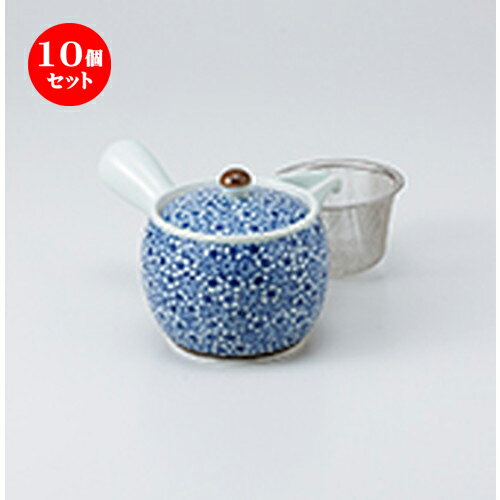 10個セット 急須 / 桜もみじ丸型中急須（Uアミ付）11 x 9cm 400cc ] | ポット 急須 きゅうす 土瓶 お茶 一服 まったり 人気 おすすめ 食器 業務用 飲食店 カフェ うつわ 器 おしゃれ かわいい ギフト プレゼント 引き出物 誕生日 贈り物 贈答品 食器セット