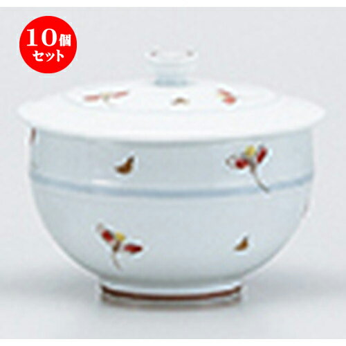 10個セット ☆ 有田焼蓋付汲出 ☆ あかね草汲出 [ 8.5 x 7.5cm ・ 200cc ］ | 湯呑 湯のみ せん茶 千茶 一服 人気 おすすめ 食器 業務用 飲食店 カフェ うつわ 器 おしゃれ かわいい ギフト プレゼント 引き出物 誕生日 贈り物 贈答品 食器セット