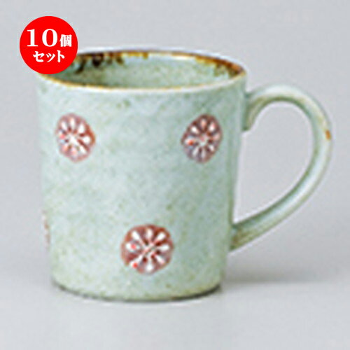 楽天せともの本舗10個セット ☆ マグ ☆ 赤花火マグ [ 7.5 x 8cm ・ 190cc ］ | 人気 おすすめ 食器 業務用 飲食店 カフェ うつわ 器 おしゃれ かわいい ギフト プレゼント 引き出物 誕生日 贈り物 贈答品 食器セット