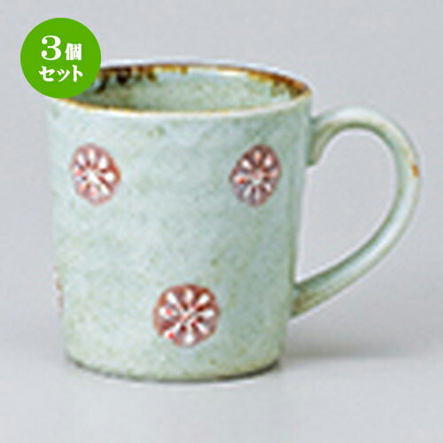 楽天せともの本舗3個セット☆ マグ ☆ 赤花火マグ [ 7.5 x 8cm ・ 190cc ］ | 人気 おすすめ 食器 業務用 飲食店 カフェ うつわ 器 おしゃれ かわいい ギフト プレゼント 引き出物 誕生日 贈り物 贈答品 食器セット