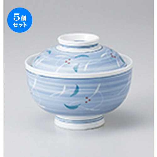 5個セット ☆ 蓋物 ☆ 彫唐草円菓子碗 [ 12.3 x 10cm ］ | 人気 おすすめ 食器 業務用 飲食店 カフェ うつわ 器 おしゃれ かわいい ギフト プレゼント 引き出物 誕生日 贈り物 贈答品 食器セット