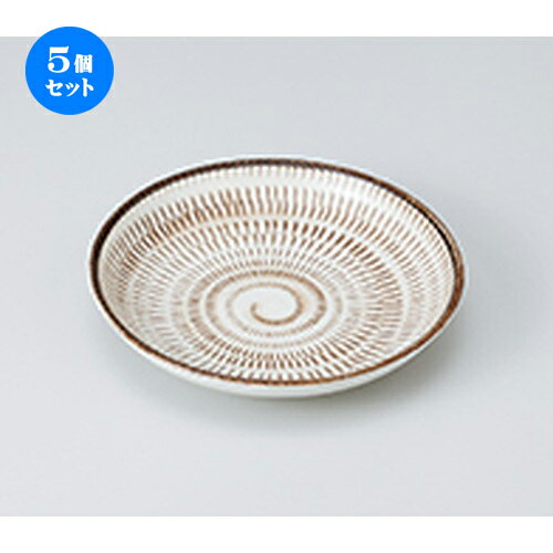 5個セット☆ 和皿 ☆ 美濃民芸玉渕5.0皿 [ 16.5 x 3.4cm ］ | 中皿 デザート皿 取り皿 人気 おすすめ 食器 業務用 飲食店 カフェ うつわ ホテル 家庭用 器 SNS 内祝い ギフト プレゼント パーティ 引き出物 誕生日 記念日 贈り物 贈答品 SNS 食器セット