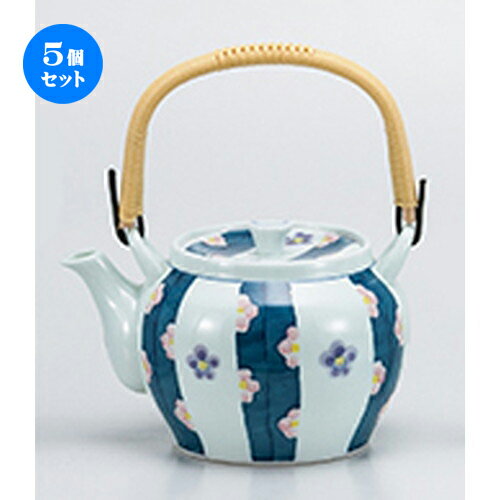 5個セット 花びょうぶ6号土瓶 [ 1000cc ] [有田焼土瓶蒸し] | 土瓶蒸し 土瓶むし 松茸 マツタケ 料亭 人気 おすすめ 食器 業務用 飲食店 カフェ うつわ 器 おしゃれ かわいい ギフト プレゼント 誕生日 贈り物 贈答品 食器セット