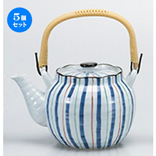 5個セット 古代十草 8号土瓶（M） [ 1650cc ] | 土瓶蒸し 土瓶むし 松茸 マツタケ 料亭 人気 おすすめ 食器 業務用 飲食店 カフェ うつわ 器 おしゃれ かわいい ギフト プレゼント 誕生日 贈り物 贈答品 食器セット