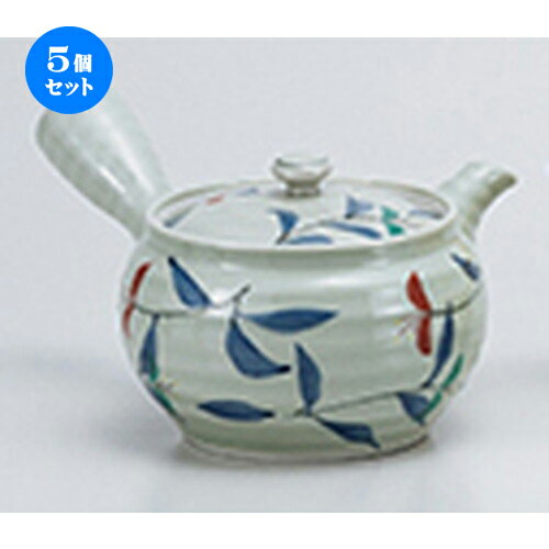 5個セット 有田焼急須 / 思い花急須（M）430cc ] | ポット 急須 きゅうす 土瓶 お茶 一服 まったり 人気 おすすめ 食器 業務用 飲食店 カフェ うつわ 器 おしゃれ かわいい ギフト プレゼント 引き出物 誕生日 贈り物 贈答品 食器セット