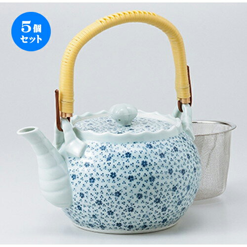 5個セット 土瓶 / 風たより8号土瓶（Uアミ付） [ 16 x 13cm 1500cc ] | ポット 急須 土瓶 お茶 大きい 一服 まったり 人気 おすすめ 食器 業務用 飲食店 カフェ うつわ 器 おしゃれ かわいい ギフト プレゼント 引き出物 誕生日 贈り物 贈答品 食器セット