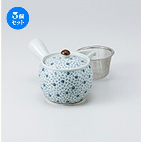 5個セット 急須 / 風たより丸型中急須（Uアミ付）11 x 9cm 400cc ] | ポット 急須 きゅうす 土瓶 お茶 一服 まったり 人気 おすすめ 食器 業務用 飲食店 カフェ うつわ 器 おしゃれ かわいい ギフト プレゼント 引き出物 誕生日 贈り物 贈答品 食器セット