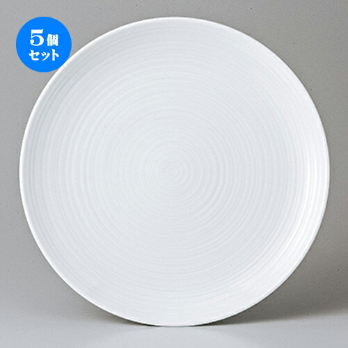 楽天せともの本舗5個セット☆ モダンスタイル ☆ サンサーラ24cmプレート [ 23.7 x 2.6cm ]| 中皿 サラダ パスタ 取り皿 プレート 人気 おすすめ 食器 洋食器 業務用 飲食店 カフェ うつわ 器 おしゃれ かわいい ギフト プレゼント 引き出物 誕生日 贈り物 贈答品 食器セット