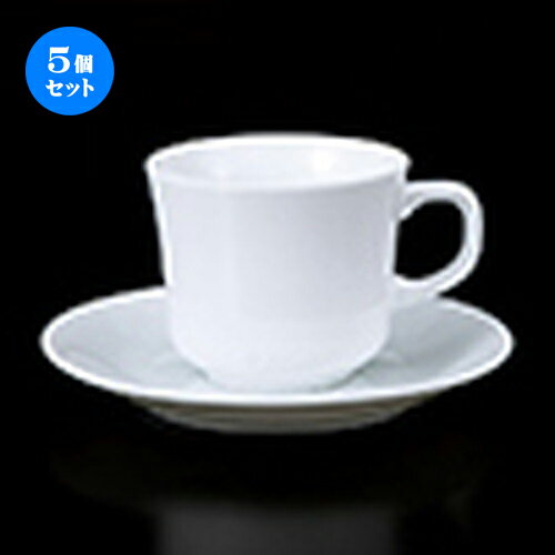 5個セット 碗皿 / 813アメリカンC/S [ 碗 8.5 x 7.2cm 230cc ] 皿 15 x 2cm ] | コーヒー カップ ティ..