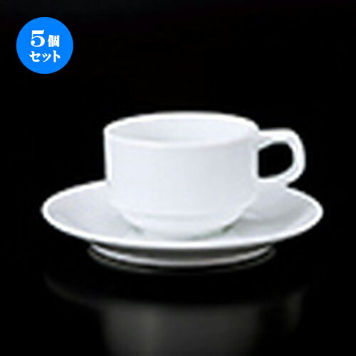 5個セット 碗皿 / スタック兼用C/SD.C [ 碗 8.3 x 6cm 200cc ] 皿 15.3 x 1.9cm ] | コーヒー カップ ..