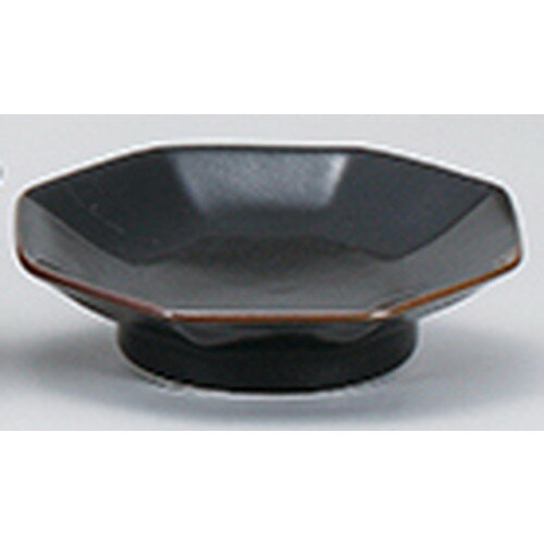 中華オープン 黒柚子中華 八角シュウマイ [ 18.3 x 18.3 x 4.3cm ] | チャーハン 餃子 高台皿 炒飯 ラ..