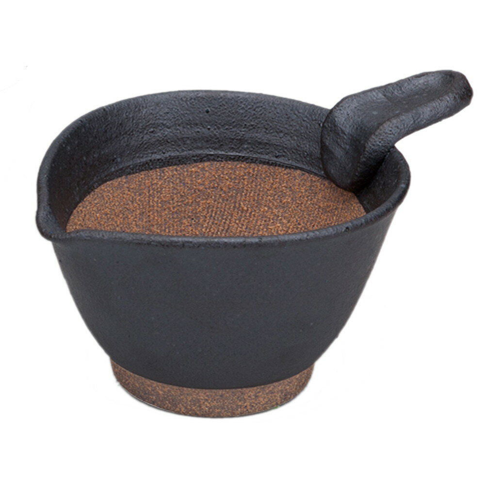 黒マット納豆鉢(大) [ 17 x 11.7 x 8.3cm