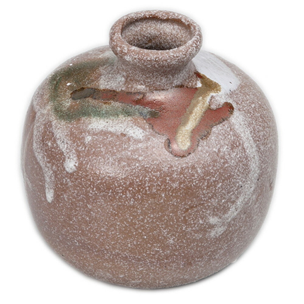 三彩流ミニ花瓶 [ 9 x 8cm ] 【花瓶 】 | インテリア 花器 床の間 華道