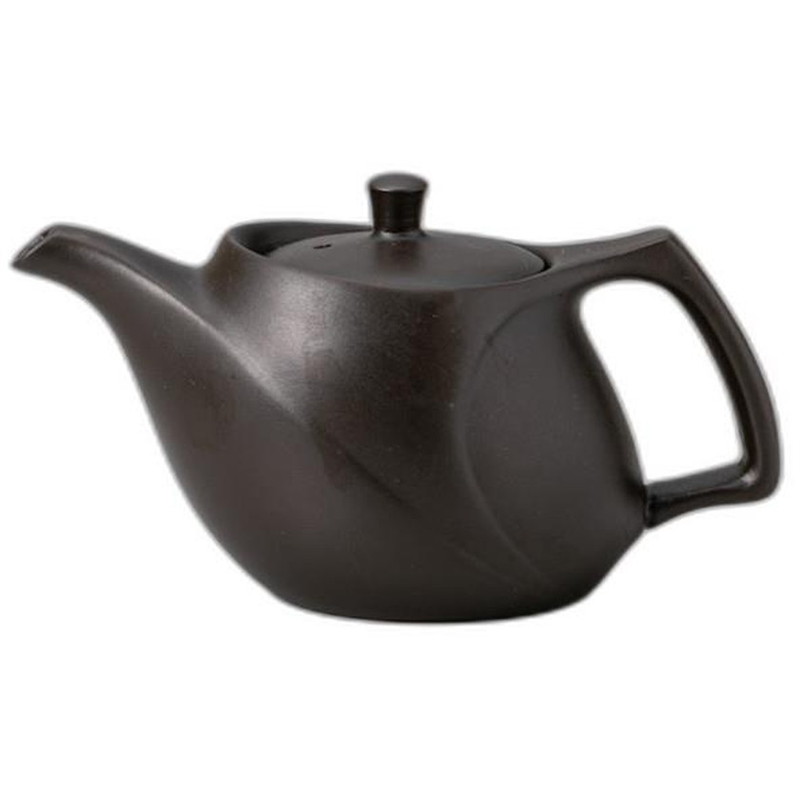 黒ターボット小平網 [ 15 x 15 x 9cm 280cc ]常滑焼 | 急須 | おすすめ 人気 食器 業務用 飲食店 カフェ うつわ おしゃれ かわいい 可愛い ギフト プレゼント 引き出物 結婚祝い 誕生日