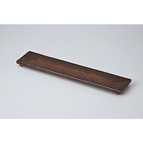 乐天商城 - 付出皿 灰流し34cm四つ足細長角皿 ［ 33.5 x 6.8 x 2cm ］ | 付出 前菜 アラカルト 人気 おすすめ 食器 業務用 飲食店 カフェ うつわ 器 おしゃれ かわいい ギフト プレゼント 引き出物 誕生日 贈り物 贈答品