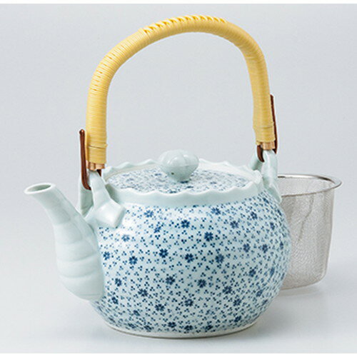 土瓶 風たより6号土瓶（Uアミ付） ［ 14 x 11.5cm ・ 1000cc ］ | ポット 急須 土瓶 お茶 大きい 一服 ..