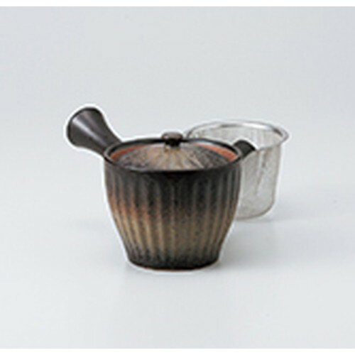 急須 黒備前風菊型急須10 x 9.5cm ・ 380cc ] | ポット 急須 きゅうす 土瓶 お茶 一服 まったり 人気 ..