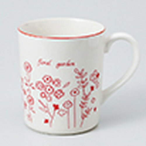 3個セット☆ マグ ☆ フローラルガーデン（RD）軽量マグ [ 7.8 x 9cm ・ 340cc ］ 【 レストラン ホテル カフェ 洋食器 飲食店 業務用 】