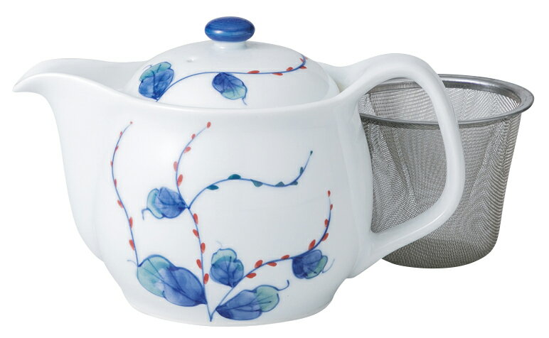 水引草ポット（U） [8.9×10.2cm 420cc] | 器 食器 和食器 和皿 和食 飲食店 レストラン ホテル カフェ 和カフェ 喫茶店 居酒屋 通販 料亭 業務用 家庭用 贈答 プレゼント ギフト 雑貨店 おしゃれ かわいい お祝い セット 急須 ポット