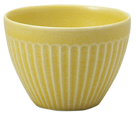 削ぎ型千茶（黄） [8.7×6cm 200cc] | 器 食器 和食器 和皿 和食 飲食店 レストラン ホテル カフェ 和カフェ 喫茶店 居酒屋 通販 料亭 業務用 家庭用 贈答 プレゼント ギフト 雑貨店 おしゃれ かわいい お祝い セット 湯のみ 湯飲み 千茶
