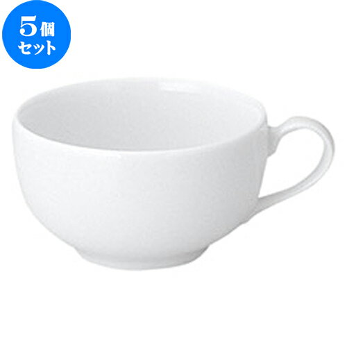 5個セット コーヒーカップ / プラージュ ティーカップ [ L 11.8 x S 9.3 x H 5.2cm ] | コーヒー カップ ティー 紅茶 喫茶 碗皿 人気 おすすめ 食器 洋食器 業務用 飲食店 カフェ うつわ 器 おしゃれ かわいい ギフト プレゼント 引き出物 誕生日