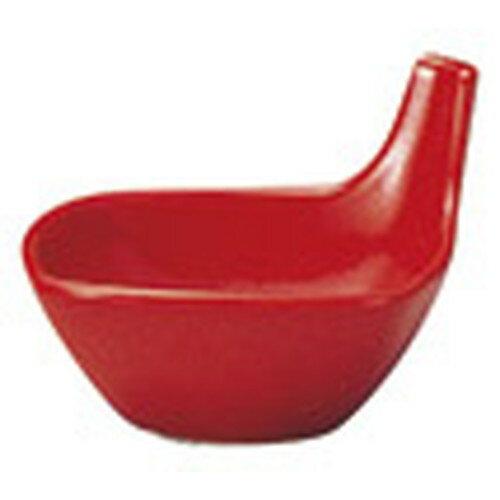 呑水 / タイド(ミューレ) レッド 手付角呑水 [ L 8.2 x S 7.6 x H 5.1cm ] | 鍋 お鍋 呑水 とんすい 取り皿 鍋パ インスタ あったかい ほかほか 人気 おすすめ 食器 業務用 飲食店 カフェ うつわ 器 おしゃれ かわいい ギフト プレゼント 引き出物 誕生日 贈り物 贈答品