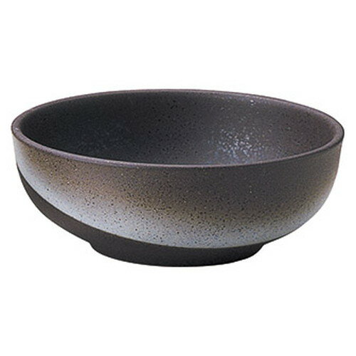 10個セット ☆ 中鉢 ☆ 朧月(おぼろづき) 5寸3分洋ボウル [ D 16.5 x H 6.3cm ] 【 飲食店 料亭 旅館 ホテル 和食器 業務用 日本食 黒 ブラック 】