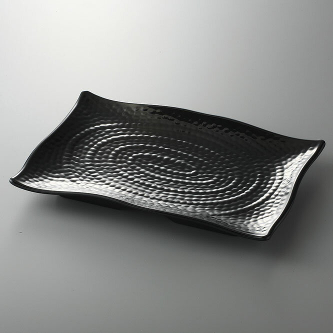 取寄品 メラミン樹脂 テラタクスチャードレクタングルプラターｌ ブラック 45 5 X 31 7 X 4 4cm 4 中国 食洗機ok メラミン 割れない 食器 介護 社食 学食 給食 病院 樹脂製 おすすめ 人気 業務用 飲食店 カフェ うつわ 器 おしゃれ かわいい ギフト プレゼント