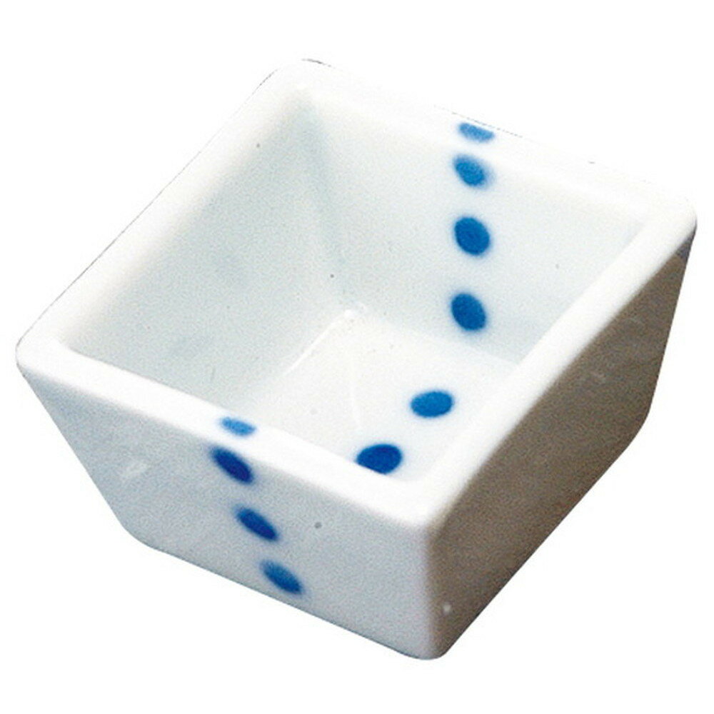 香立 水玉 ミニ香立鉢 （香玉付）（四角） [4×4×高さ2.5cm] | 飲食店 カフェ うつわ 器 おしゃれ かわ..