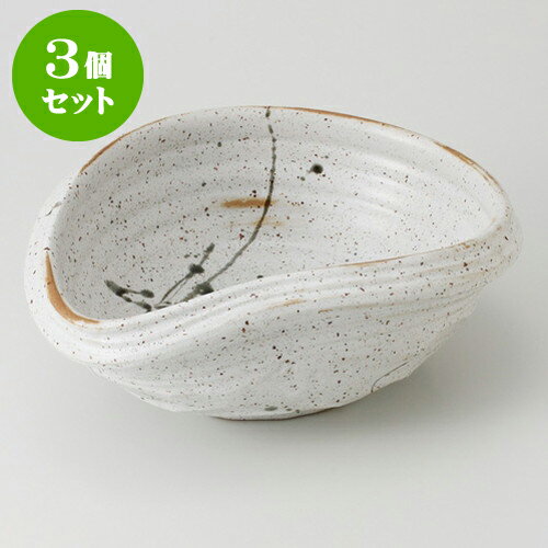 送料当店負担 3個セット 盛鉢 織部散らし 曲込み盛鉢 25 5 X 22 5 X 10cm 1130g 盛り鉢 盛鉢 万能 取り鉢 おすすめ 食器 業務用 飲食店 カフェ うつわ 器 おしゃれ かわいい お洒落 可愛い おしゃれ かわいい お洒落 可愛い 関東のみ送料無料 食器 カトラリー グラス